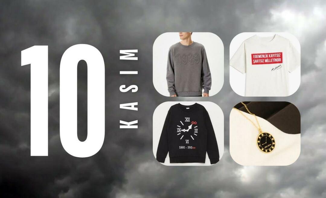 Qu'y a-t-il dans la collection du 10 novembre? T-shirts conçus le 10 novembre