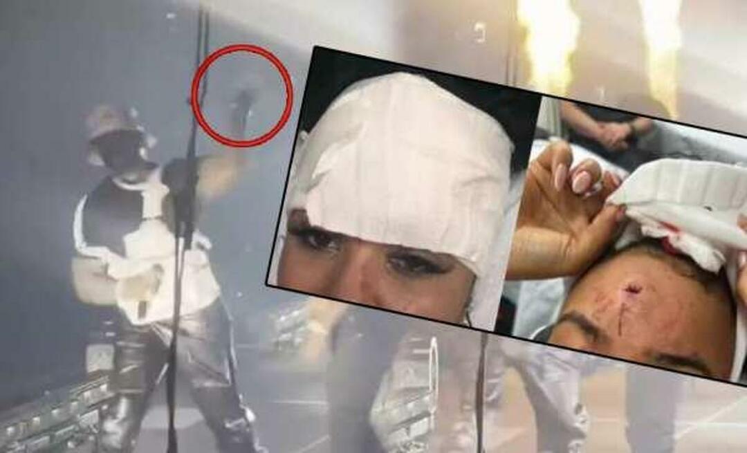 Le célèbre rappeur a lancé des microphones sur le public lors du concert de 50 Cent! La tête de ce ventilateur de microphone...