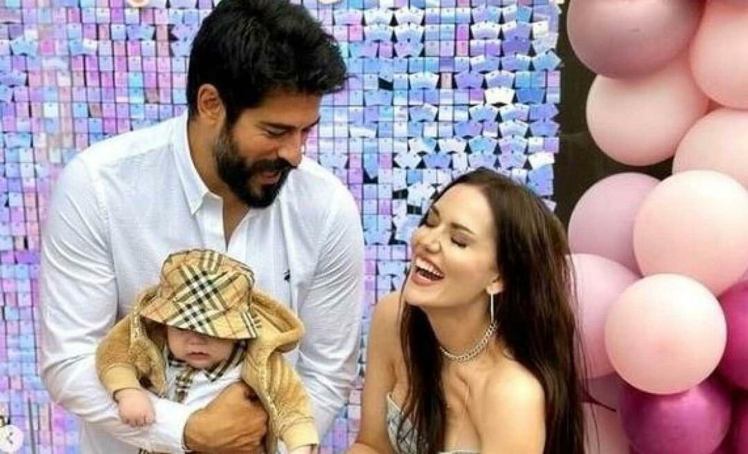 Fahriye Evcen posant avec son fils Kerem, 8 mois! Voici le très curieux bébé Kerem...