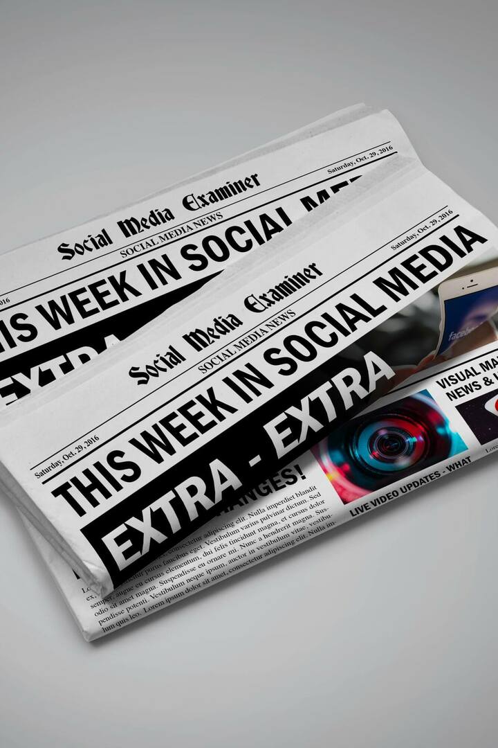 YouTube déploie ses écrans de fin pour mobile: cette semaine dans les médias sociaux: Social Media Examiner