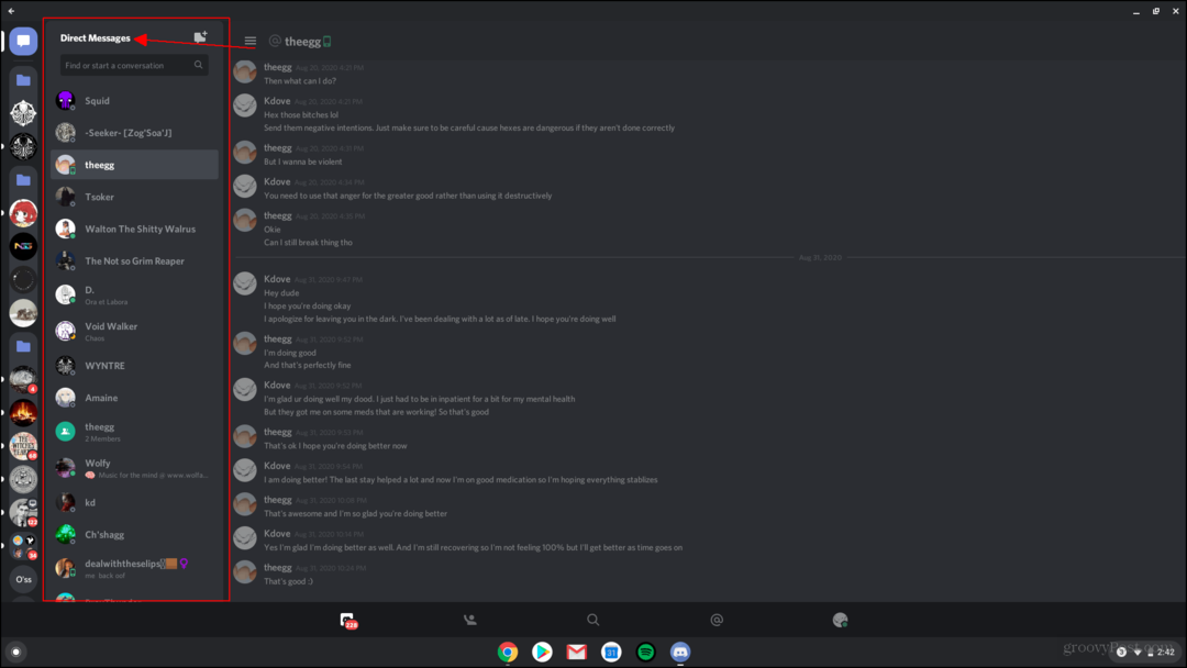 Comment utiliser Discord pour Chromebook