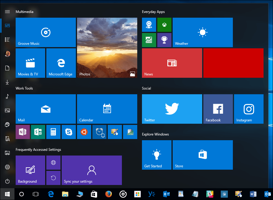 Astuce Windows 10: Comment masquer la colonne Toutes les applications dans le menu Démarrer (Windows 10 Creators Update)