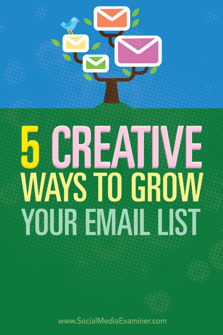 5 творчески начина за увеличаване на вашия имейл списък: Проверка на социалните медии