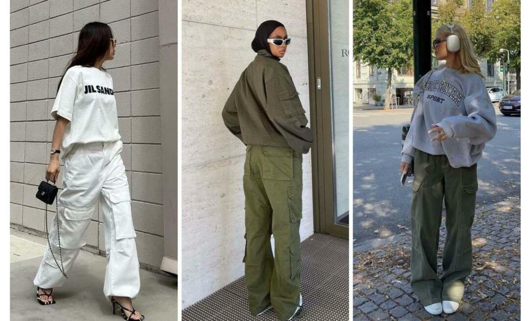 Comment combiner un pantalon cargo? Des modèles de pantalons cargo qui marqueront l'automne 2023