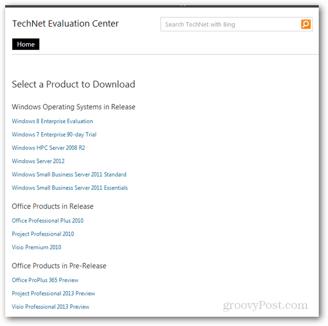 Téléchargez les évaluations gratuites des logiciels Microsoft