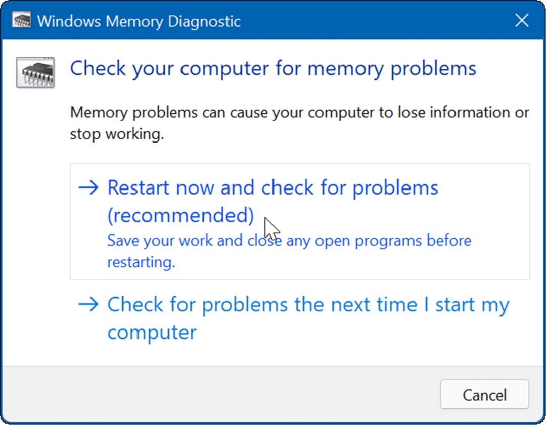Gestion de la mémoire des codes d'arrêt de Windows 11: 7 correctifs