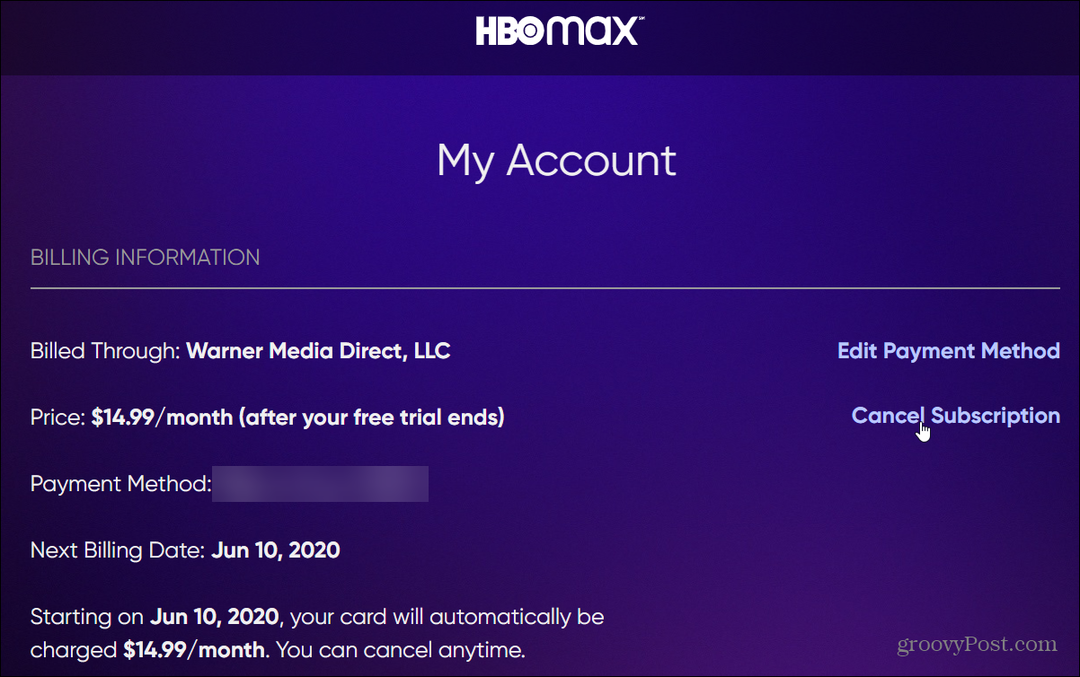 Comment annuler votre abonnement HBO Max