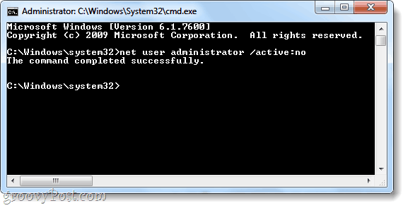 Comment activer ou désactiver le compte administrateur dans Windows 7