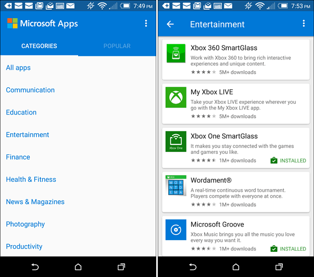 Comment trouver vos applications Microsoft pour Android en toute simplicité