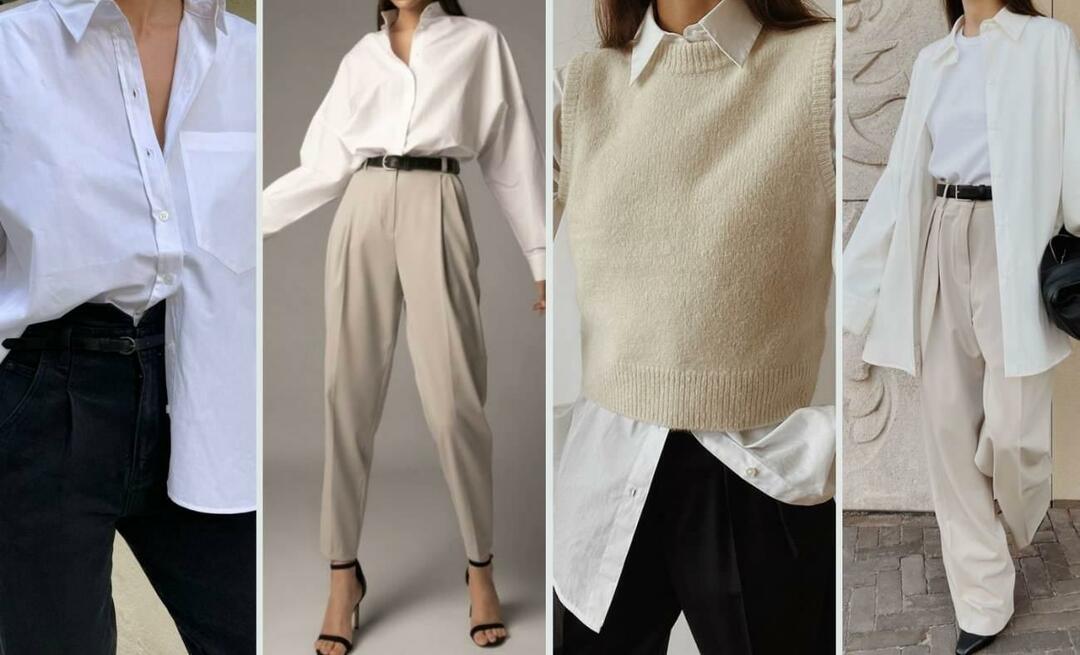 Comment associer une chemise blanche? Comment combiner les modèles de chemises blanches ?