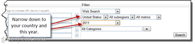 Comparaison de l'intérêt des termes de recherche avec Google Insights for Search