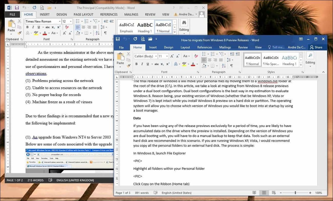 Observations intéressantes Installation d'Office 2016 Pro Plus