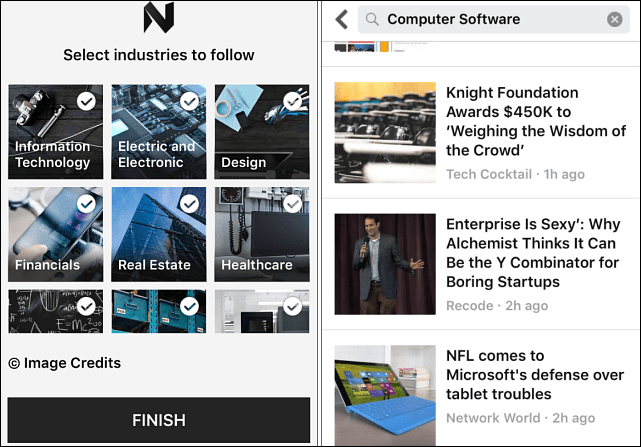 Microsoft lance l'application Bing Powered News Pro pour iOS