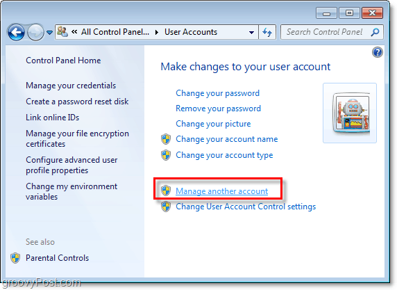 Comment créer un nouveau compte d'utilisateur dans Windows 7
