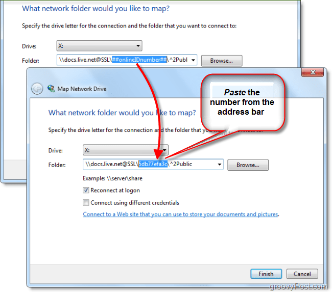 Comment utiliser Skydrive à l'aide d'une adresse URL