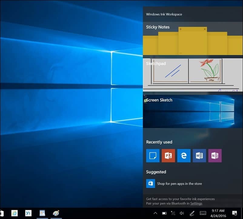 Prise en main de la fonction d'encrage de Windows 10