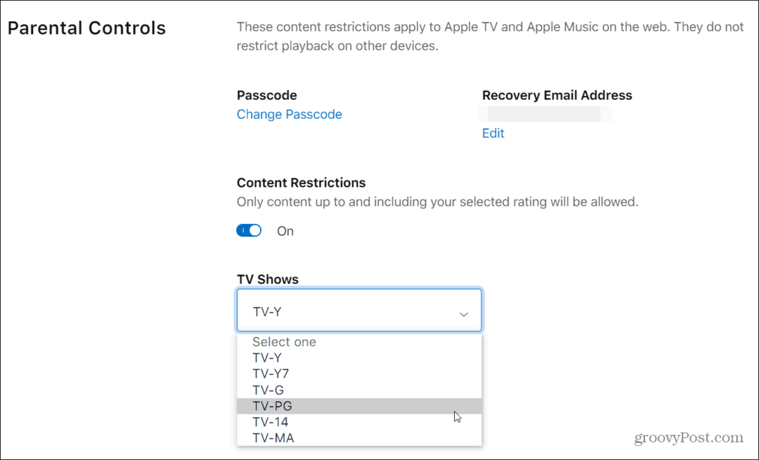 Comment utiliser le contrôle parental sur Apple TV Plus