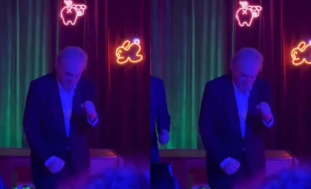 Danse de personnalité de Haluk Bilginer, 69 ans! Il est fasciné par sa performance