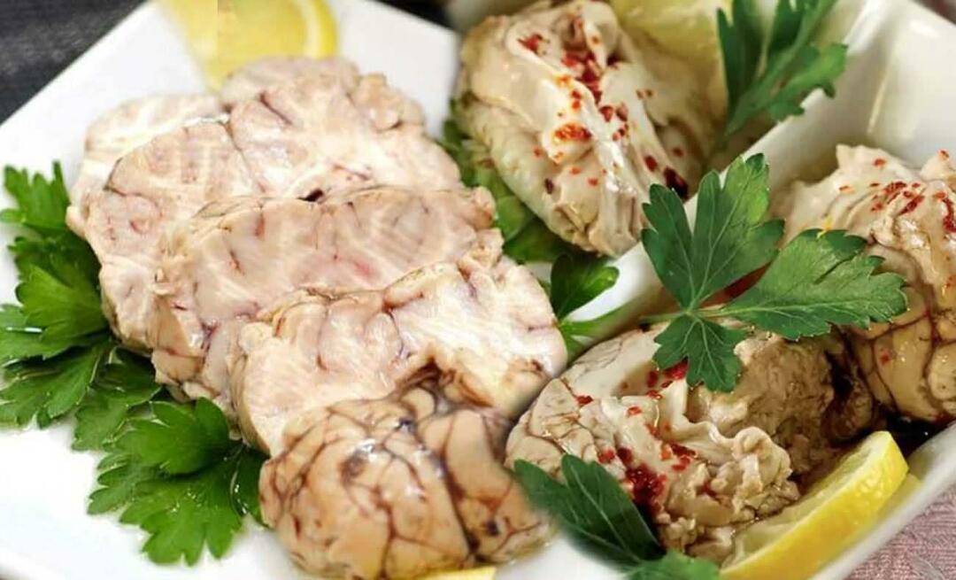 Comment faire une salade de cerveau? Recette de salade de cerveau froid! Salade de cerveau MasterChef