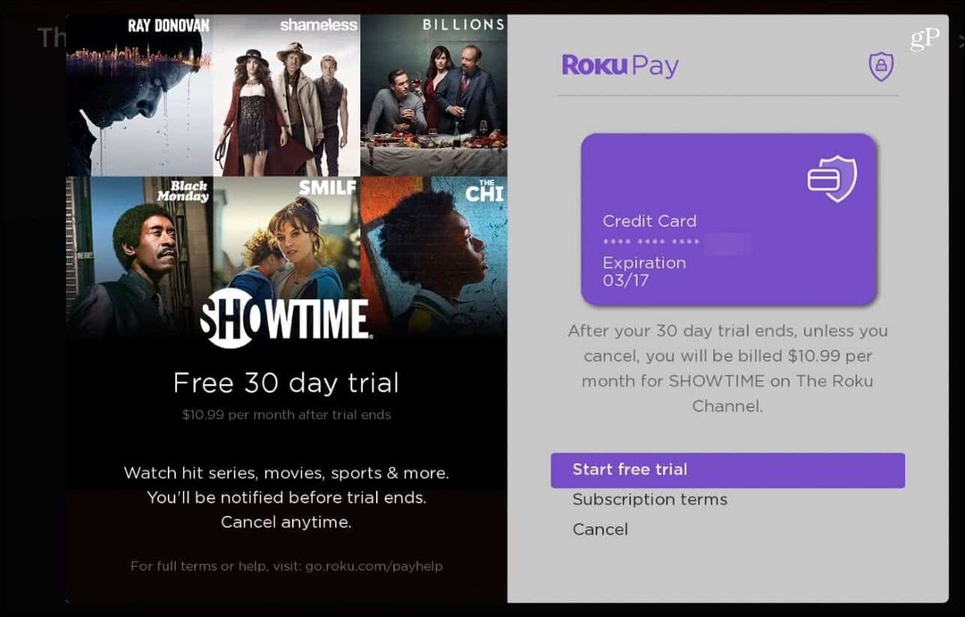 Comment s'abonner aux chaînes Premium à la carte sur Roku