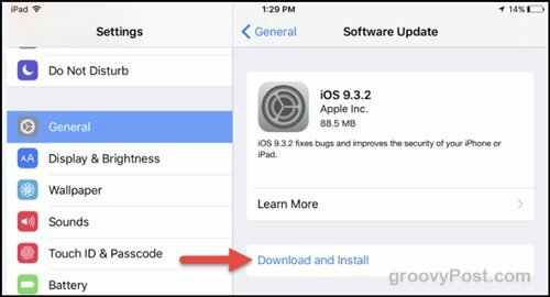 Apple iOS 9.3.2