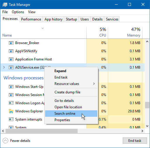 Qu'est-ce que le processus NisSrv.exe dans Windows et pourquoi est-il en cours d'exécution?