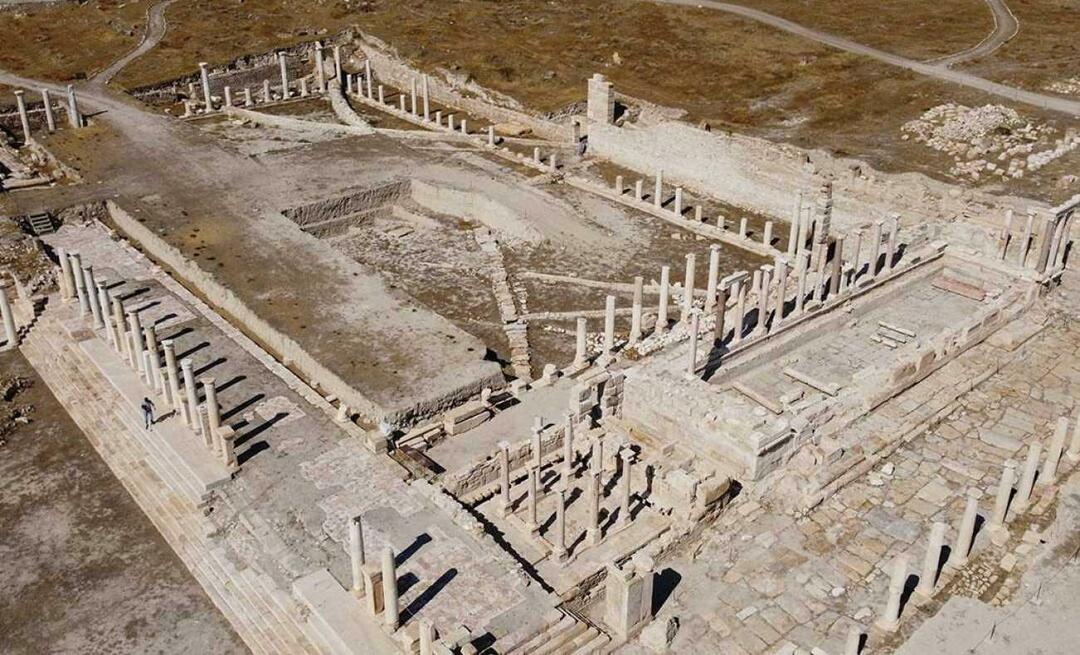 Les troupes d'invasion grecques ont construit une tranchée dans l'ancienne ville de Denizli pendant la guerre d'indépendance !