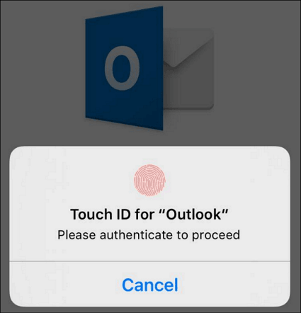 Microsoft Outlook pour iPhone prend désormais en charge la sécurité Touch ID
