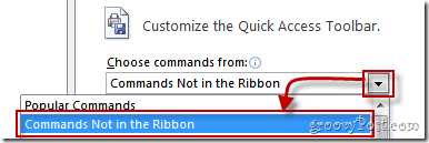 Comment afficher l'emplacement d'un fichier dans la barre d'outils d'accès rapide Office 2010