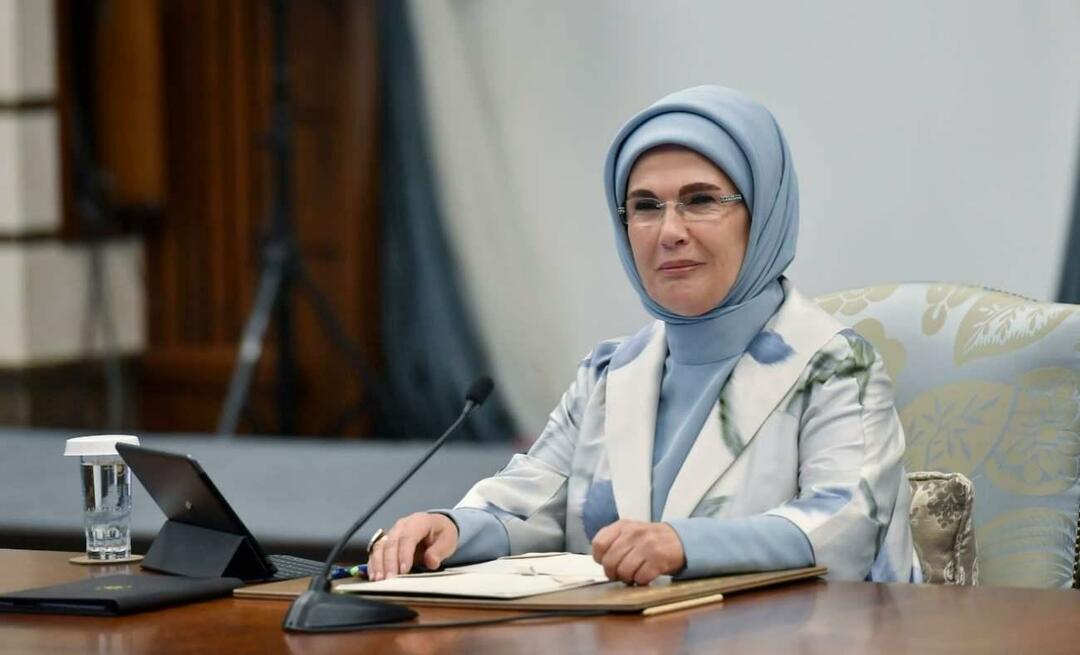 Emine Erdoğan a présidé la première réunion du Conseil consultatif zéro déchet des Nations Unies