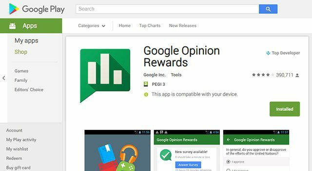 Гугл приз. Google opinion rewards настройки профиля.