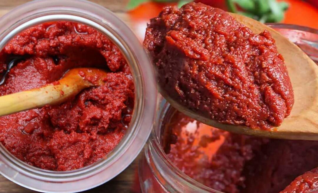 Comment conserver le concentré de tomate? Comment conserver longtemps le concentré de tomate sans se gâter? Prévenir la moisissure de la pâte de tomate