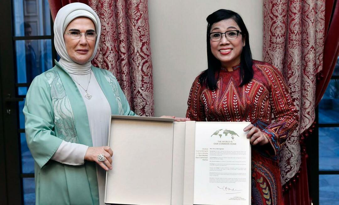 La Première Dame Erdoğan a rencontré l'épouse du Premier ministre du Vietnam !