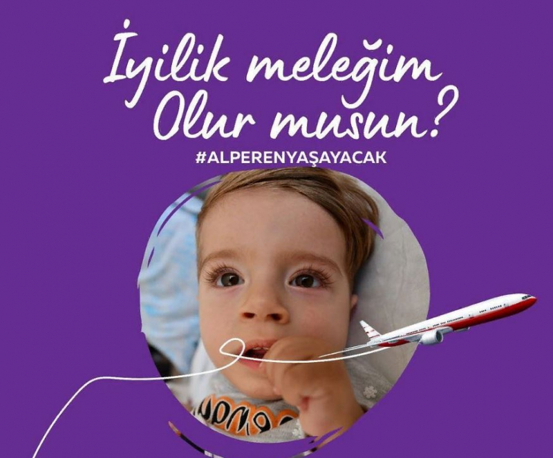 Le patient SMA Alperen Karakoç attend votre aide! «Respire à Alperen!
