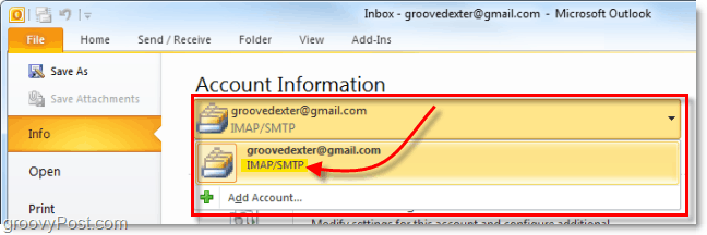 Comment ajouter GMAIL à Outlook 2010 à l'aide d'IMAP