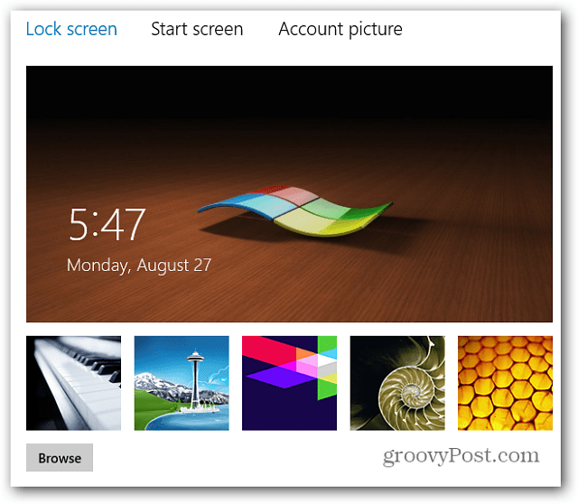 Comment personnaliser l'écran de verrouillage de Windows 8